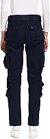 Vista 2 de Mesinsefra Pantalones cargo de algodón para mujer, estilo militar, tácticos, de combate, con 8 bolsillos