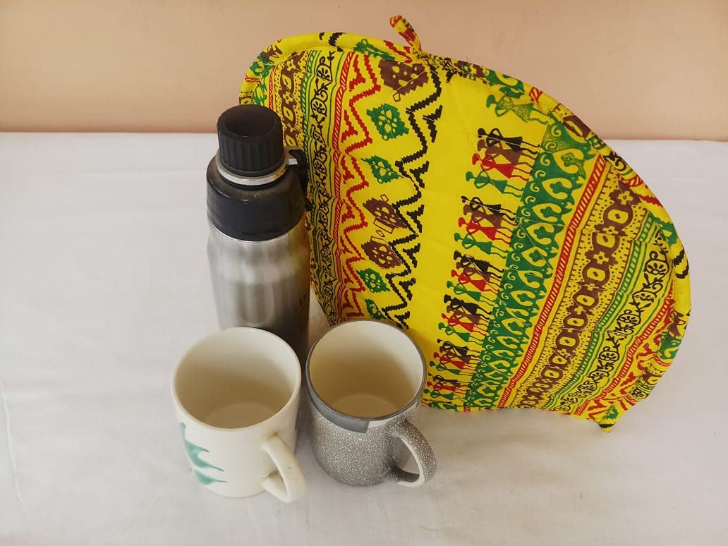 Mandala Tea Cozy - Handmade Cotton Tea Kettle Cover -19