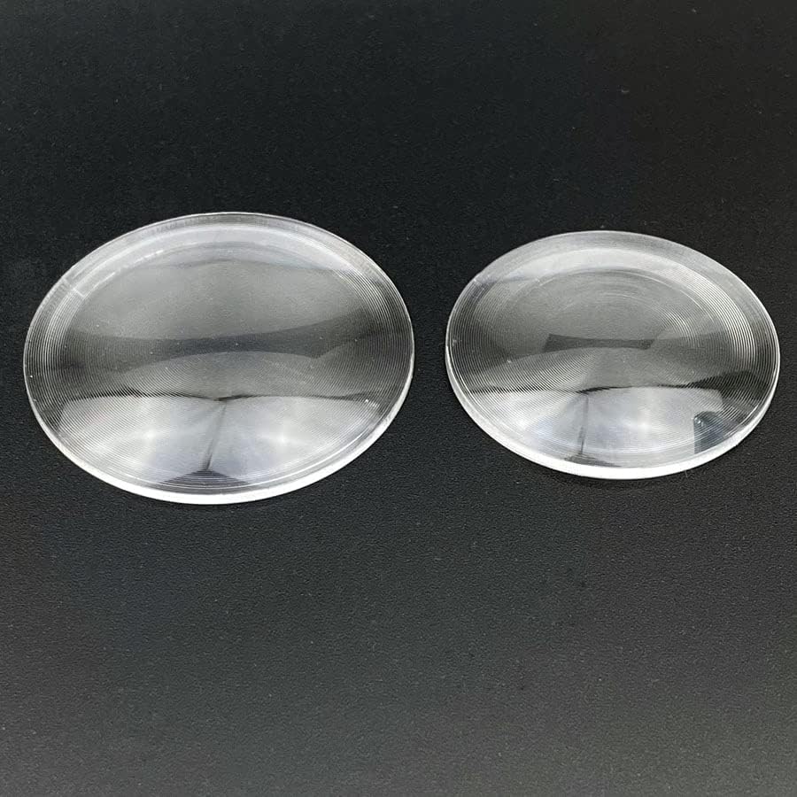 120mm Round Fresnel Lens for LED Spotlight, Projector, VR Glasses - 2mm Thick PMMA Optical Lens for Experiments and DIY Projects(80mm 50mm-01)