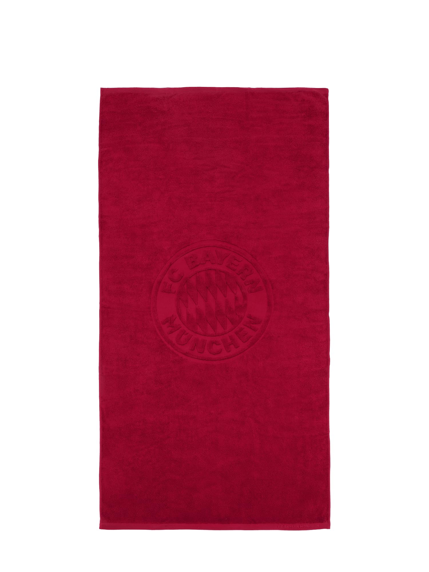 FC Bayern München Asciugamano da bagno, 180 x 90 cm, bordeaux