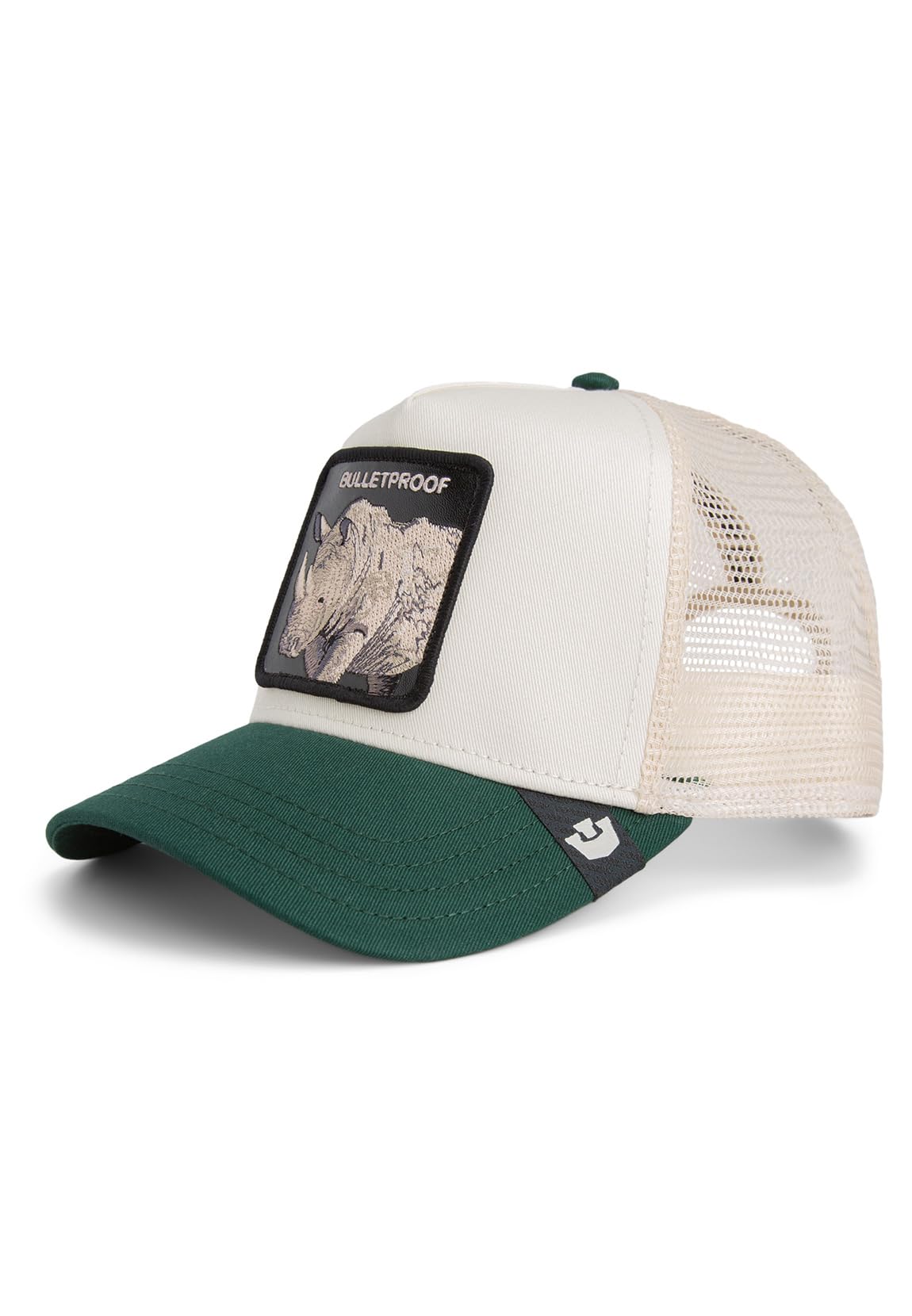 Goorin Bros. Trucker Gorra Bulletproof Chalk Guard Beige Verde, Talla: Talla única