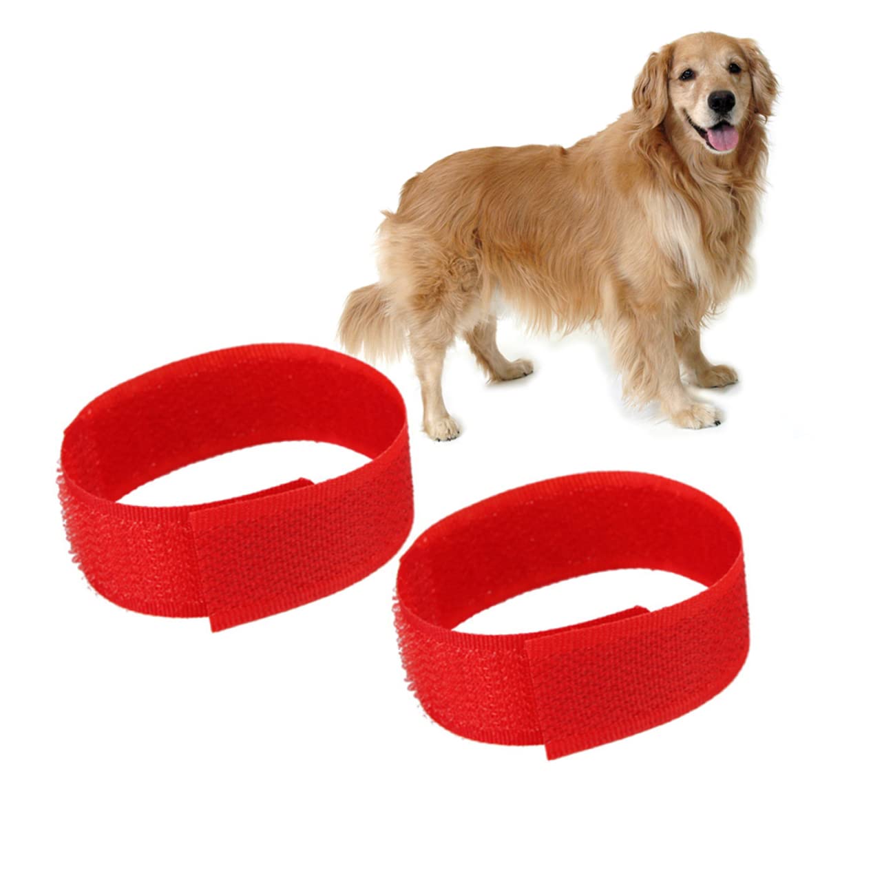 Yardwe Rooster Collar Red Choker Wide Rooster Neck Belt Chicken Collar Supplies -Crow