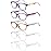 SIGVAN Reading Glasses 5 Packs Blue Light Blocking Eyeglasses Quality Spring Hinge Colorful Computer Readers for Women Men (5 Mix-2, 1.5, multiplier_x)Medium