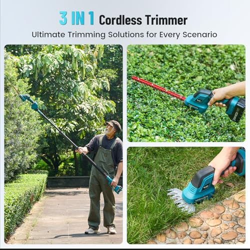Seesii SH300 3-In-1 Cordless Pole Hedge Trimmer thumb #6