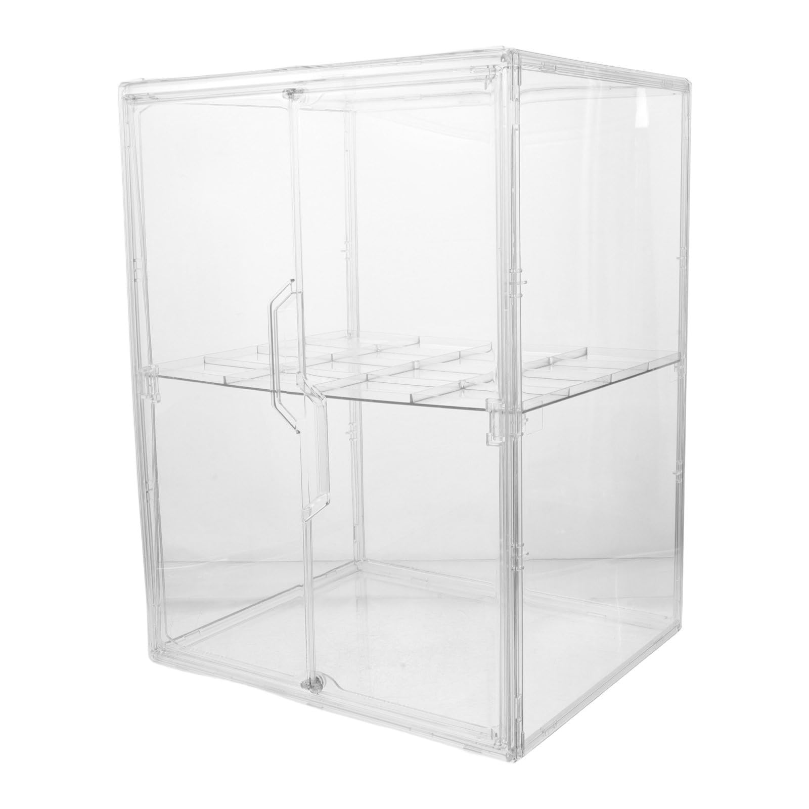 Abaodam Babyflaschen Aufbewahrungsständer aus Acryl mit 2 Ebenen und Platzsparendem Design für Babyflaschen Sauger und Zubehör im Badezimmer oder Schrank