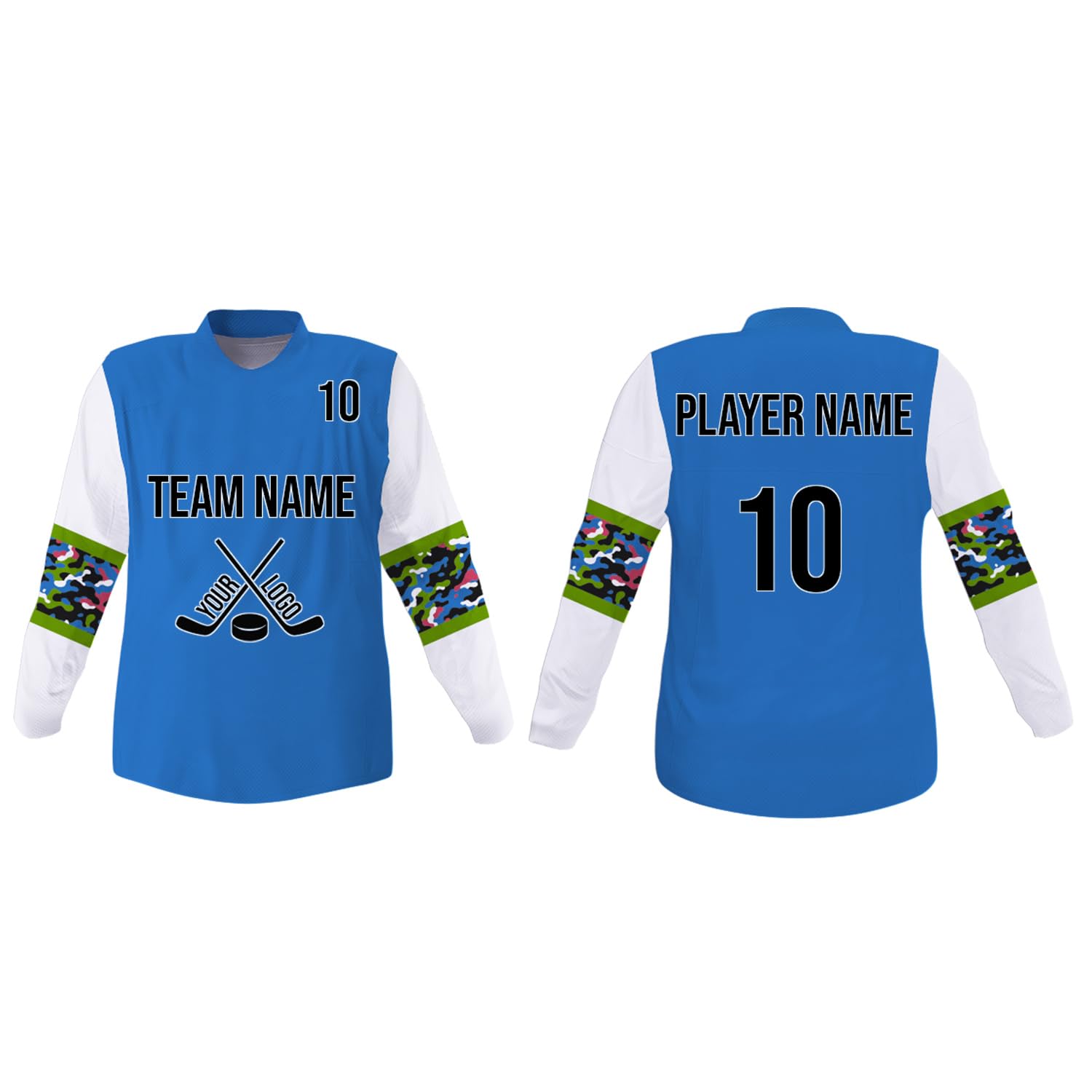 SGS Sports Gear Custom Hockey Jersey, Personalized Reversible or Standard Design with Name &amp; Number, Hockey Jersey