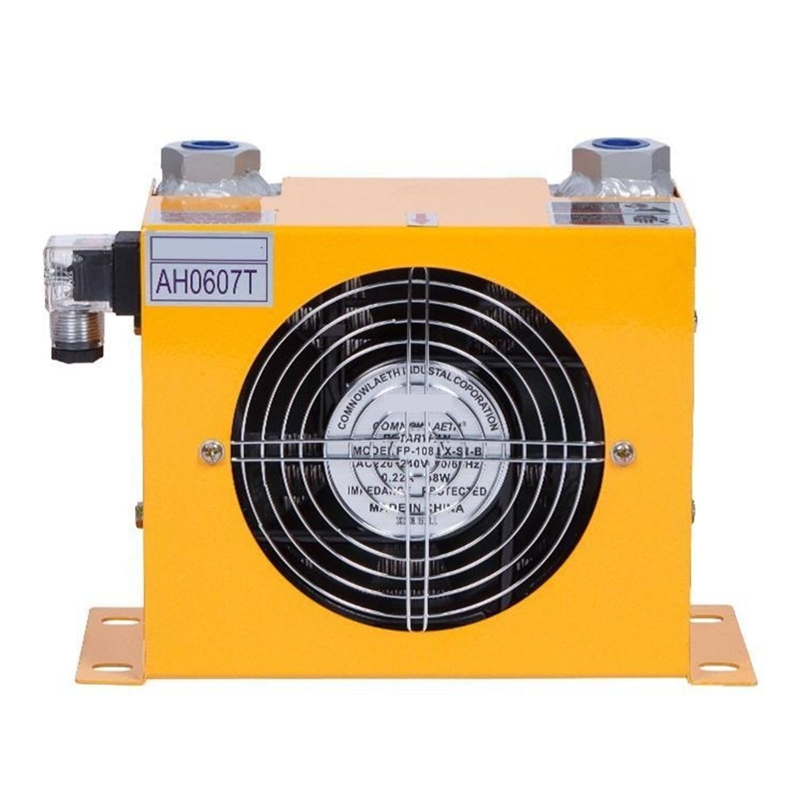 Enfriador de aire aceite hidráulico AH0607T-CA 40 l/min, radiador refrigerado por Bajo nivel de ruido(AC220)
