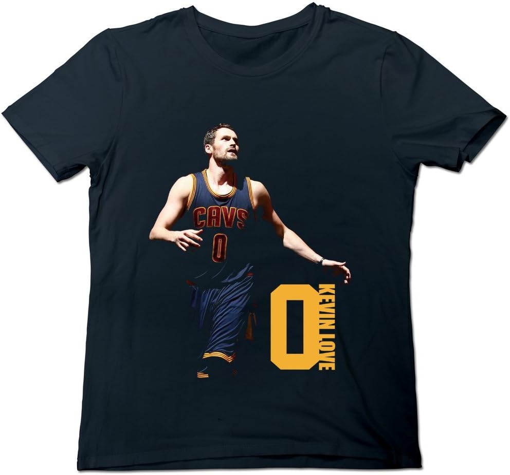 Hlopp Men's Kevin Love #0 CAVS Tee Shirts Black L