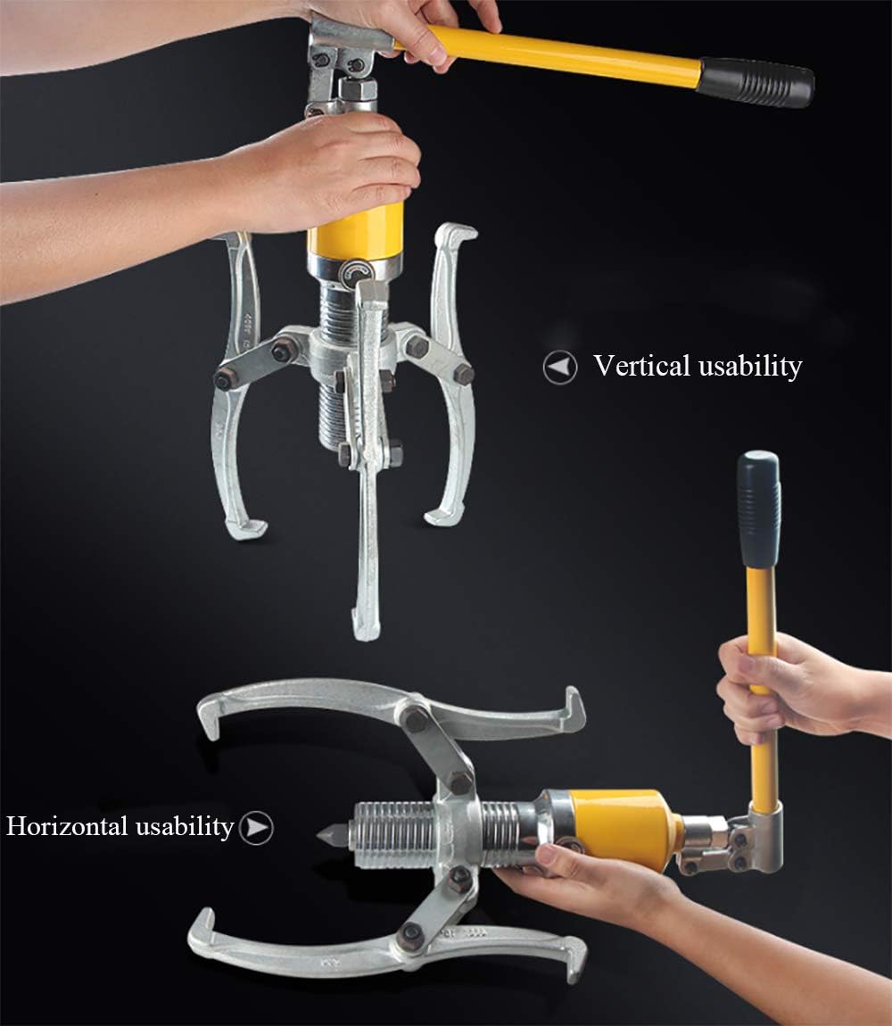 Huanyu 10T Hydraulic Bearing Puller Integral-Unit 3 Jaw Gear Puller Seperator (10T)