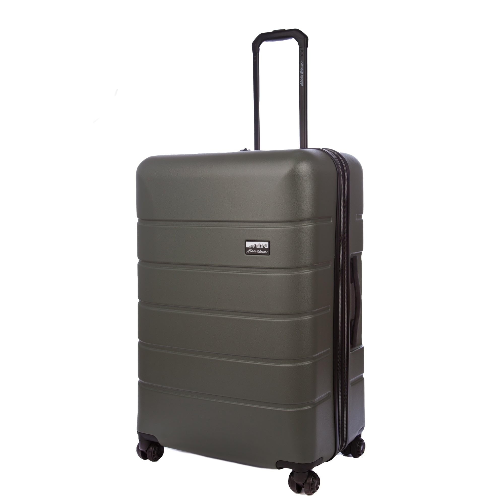 Eddie Bauer Glacier Hardside Spinner Durable PC/ABS Construction Suitcase Luggage, Sprig, 30" (Check-in)