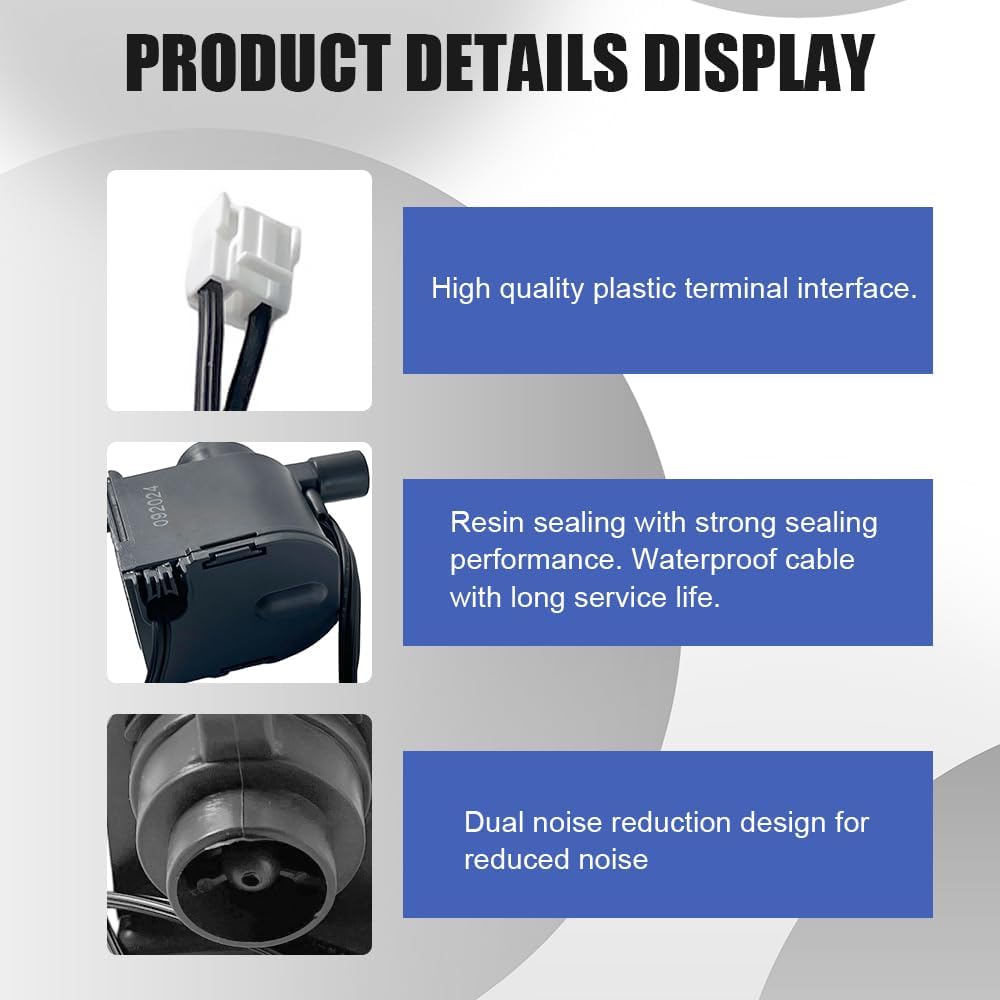 AP1200 Commercial Submersible Circulation Pump Replacement for Ice Maker HZB-30F/HZB-38F/HZB-45/HZB-65/HZB-90/HZB-120/HZB-160