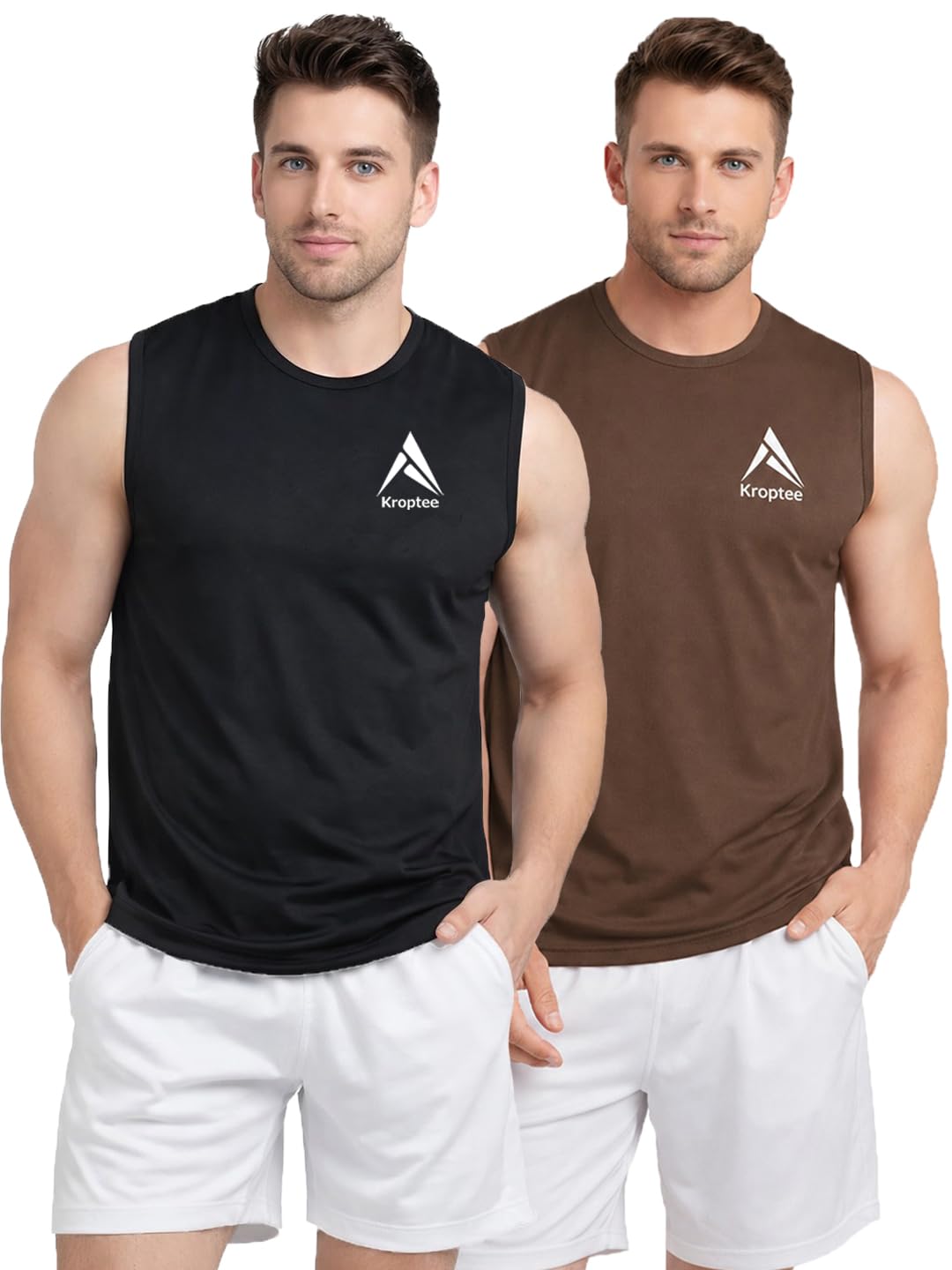 Stylish Vest for Men | Vest for Boys - Perfect for Gym Workouts,| Men's Tank Top Regular fit|Cotton Combo Pack of 2 Sports Vest-picture-29