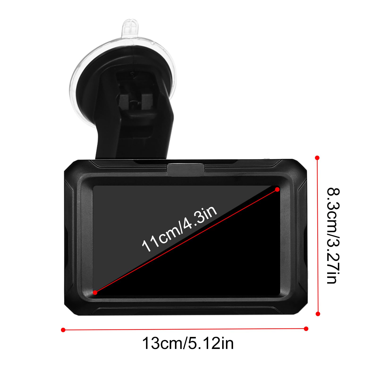 Aramox Cámara para Automóvil de bebé de 4.3 ", Espejo para Automóvil de bebé Gran Angular Orientado hacia Atrás con Alimentación USB con Visión Nocturna Mejorada y Rotación de 360
