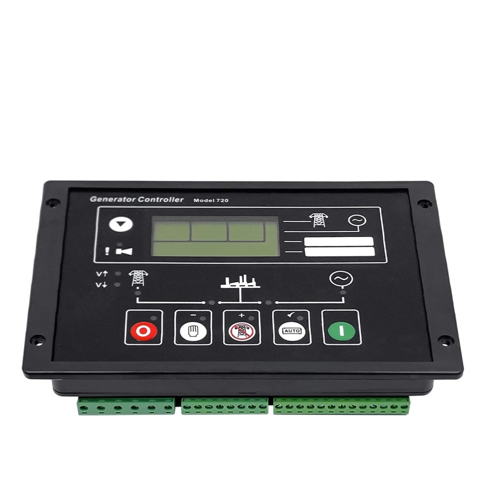 DSE720 panel de control automático para evitar apagones en sistemas de generador genset 4