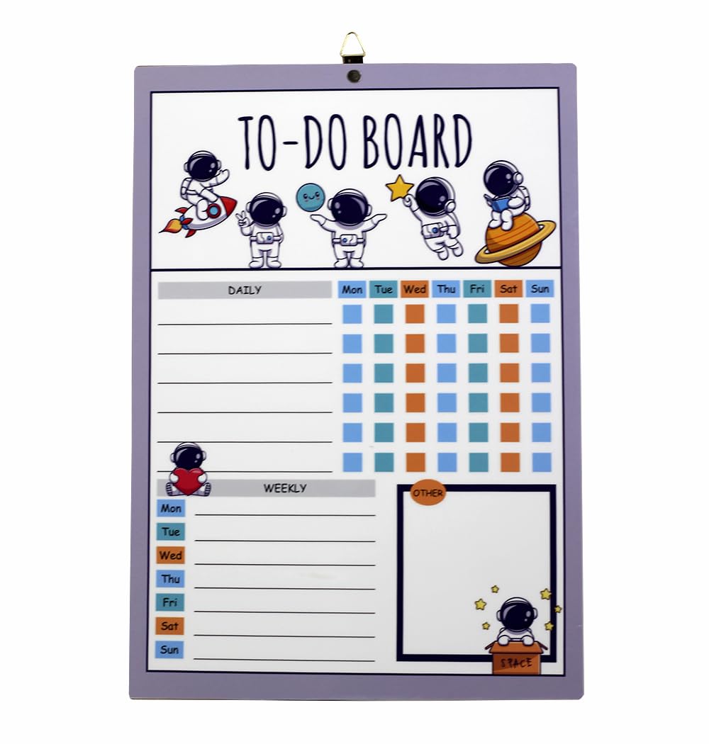 The Rosette Imprint Magnetic to-Do Board for Kids, Children and Teenagers (Write and Erase) - Astronaut (B0CV7SF3DF) Amazon Price History, Amazon Price Tracker