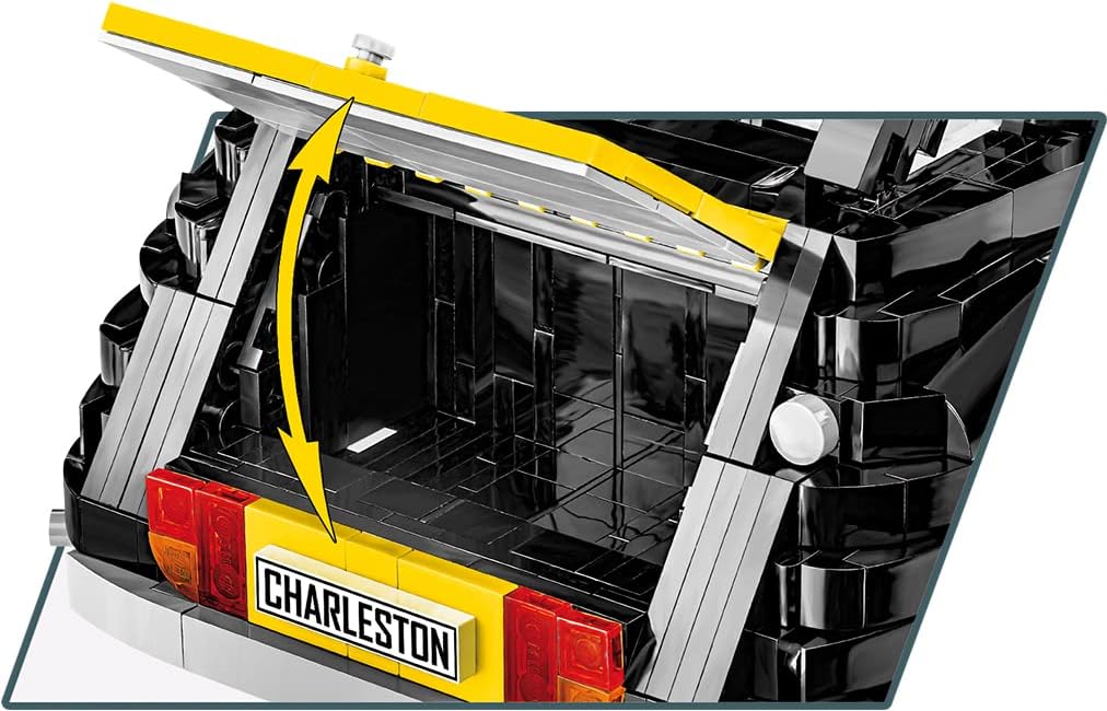 COBI Citroen 2CV Charleston model with doors and hood open