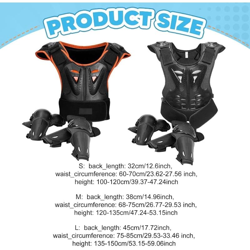 Traje de armadura para moto, rodilleras, protectores de pecho, columna vertebral, equipo de protección para montar en bicicleta