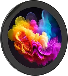 Tela de Toque Capacitiva Redonda LCD DSI de 4 Polegadas, Painel de Exibição IPS de 720 X 720 Pixels, Interface de Toque I2C de 10 Pontos, ângulo de Visão de 170 Graus para Pi 4B