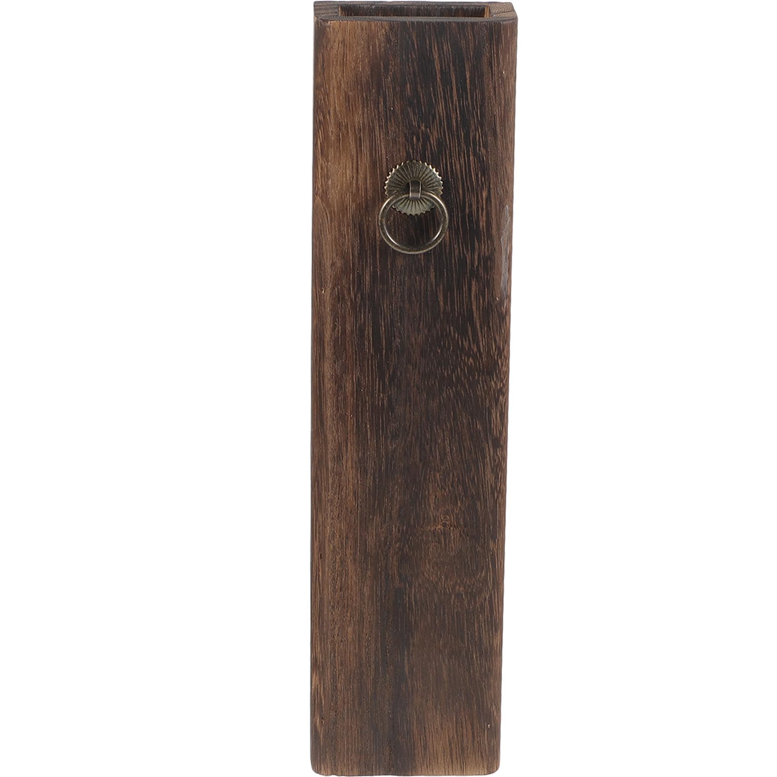 Jardinera de madera para pared de pino café macetero colgante