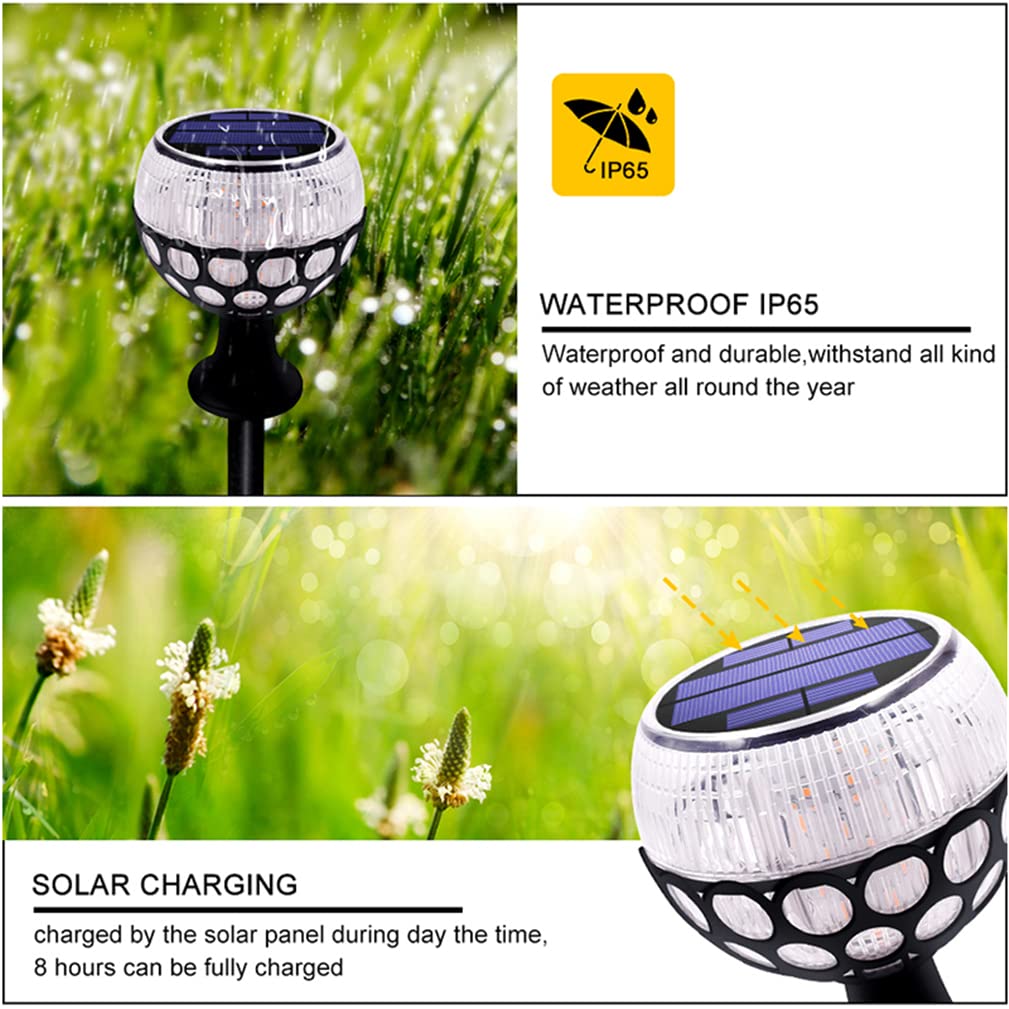 Torcia Solare, Luci a Fiamma Solare a LED Giardino Esterno con Fiamma Tremolante Sospesa IP65 Impermeabile Accensione/Spegnimento Automatico Illuminazione per Giardino Patio Cortile