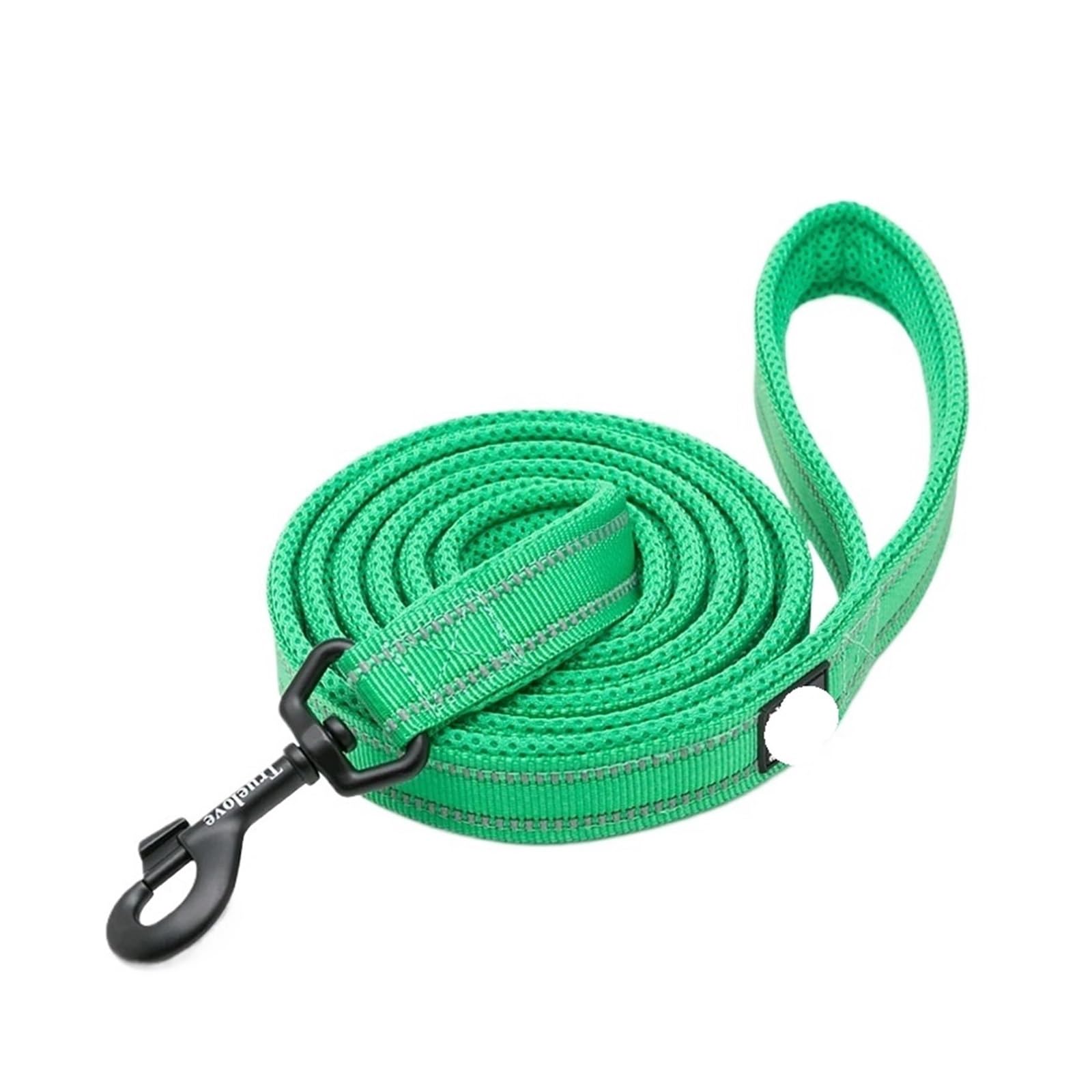 Laisse for animaux de compagnie haute résistance verte L 200cm