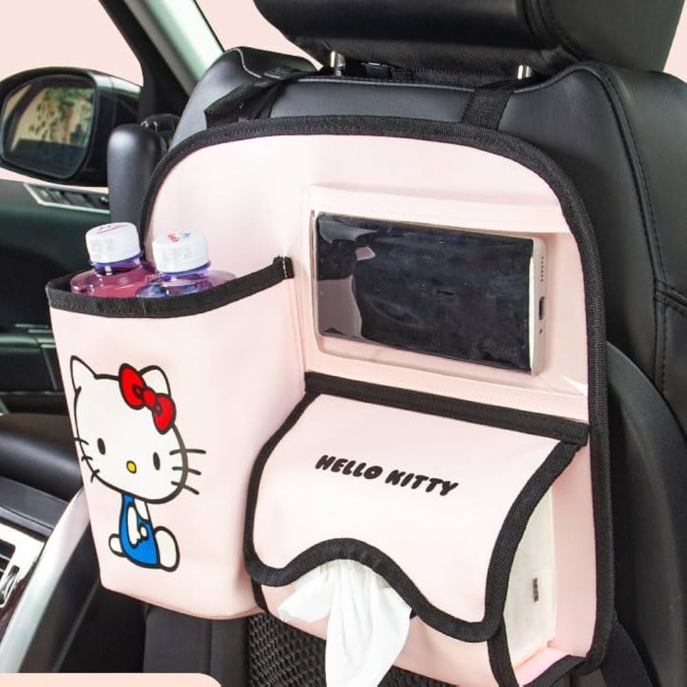 キティちゃん　収納バック Amazon.co.jp: ハローキティ カーシートバックバッグ 多機能