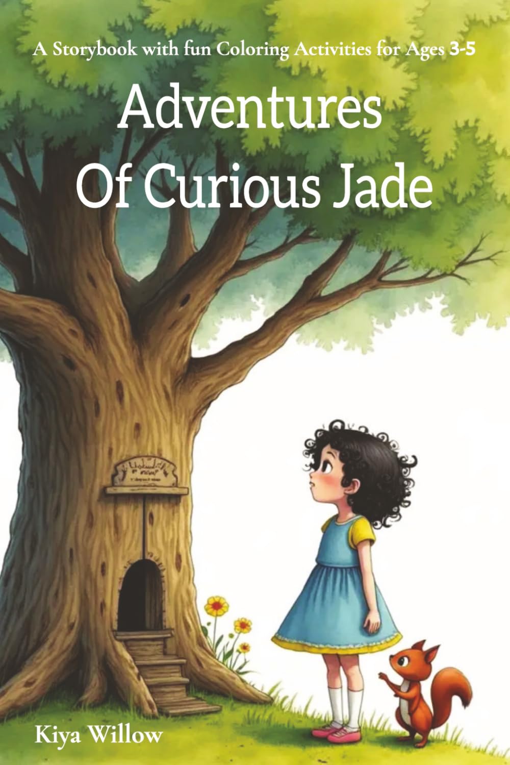 Adventures of Curious Jade: A Storybook with fun Coloring Activities for ages 3-5