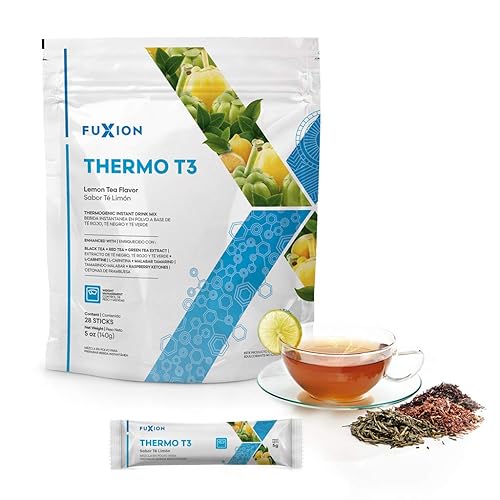 FuXion Thermo T3, delicioso sabor a té de limón (Thermo TT3, 28 bolsitas)