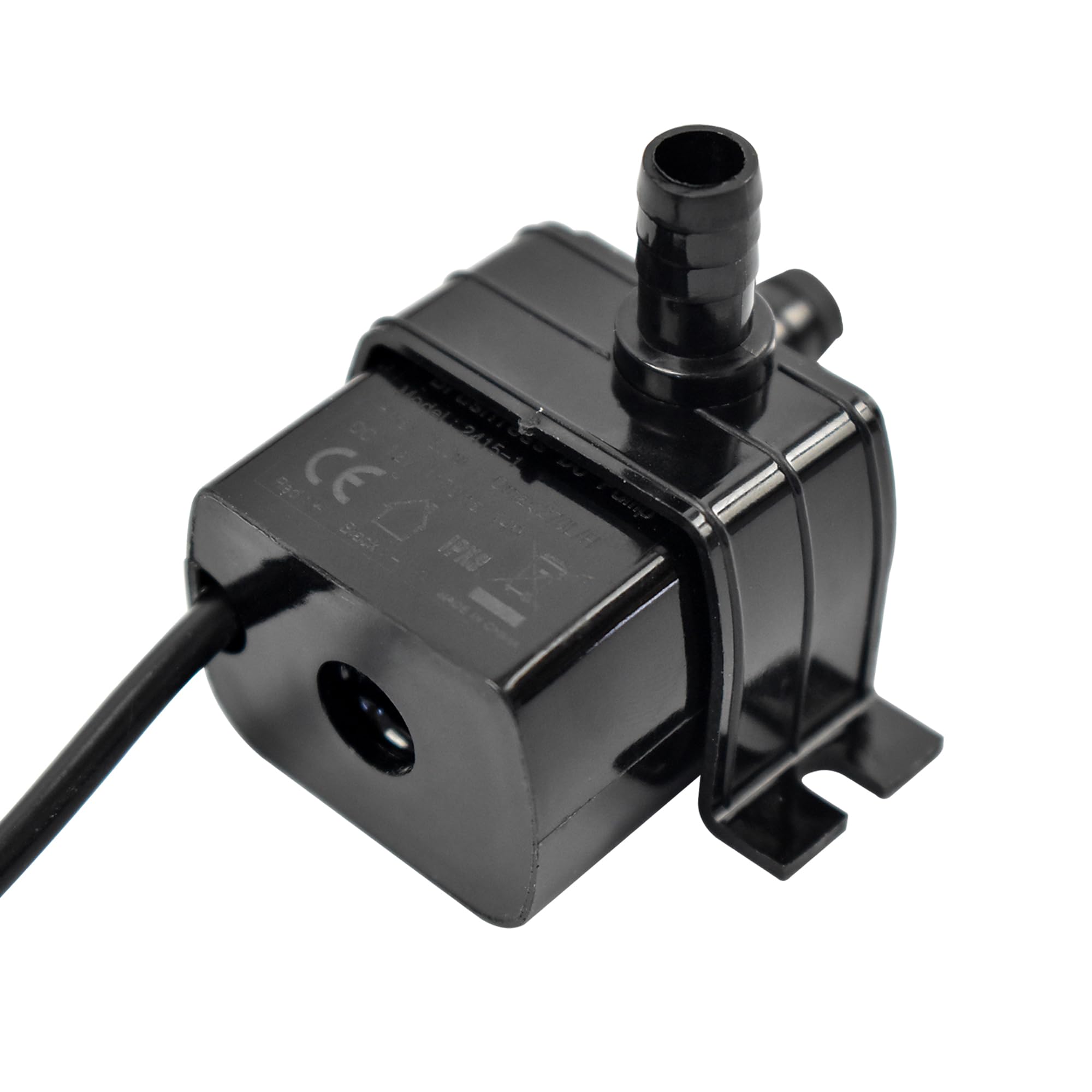 CONQUERALL Pompa wodna DC 12 V z rurką 1 m i zasilaczem (UE) 71 GPH 5 m 14 W pompa fontannowa do PC chłodzenie wodne i drenaż chłodnicy