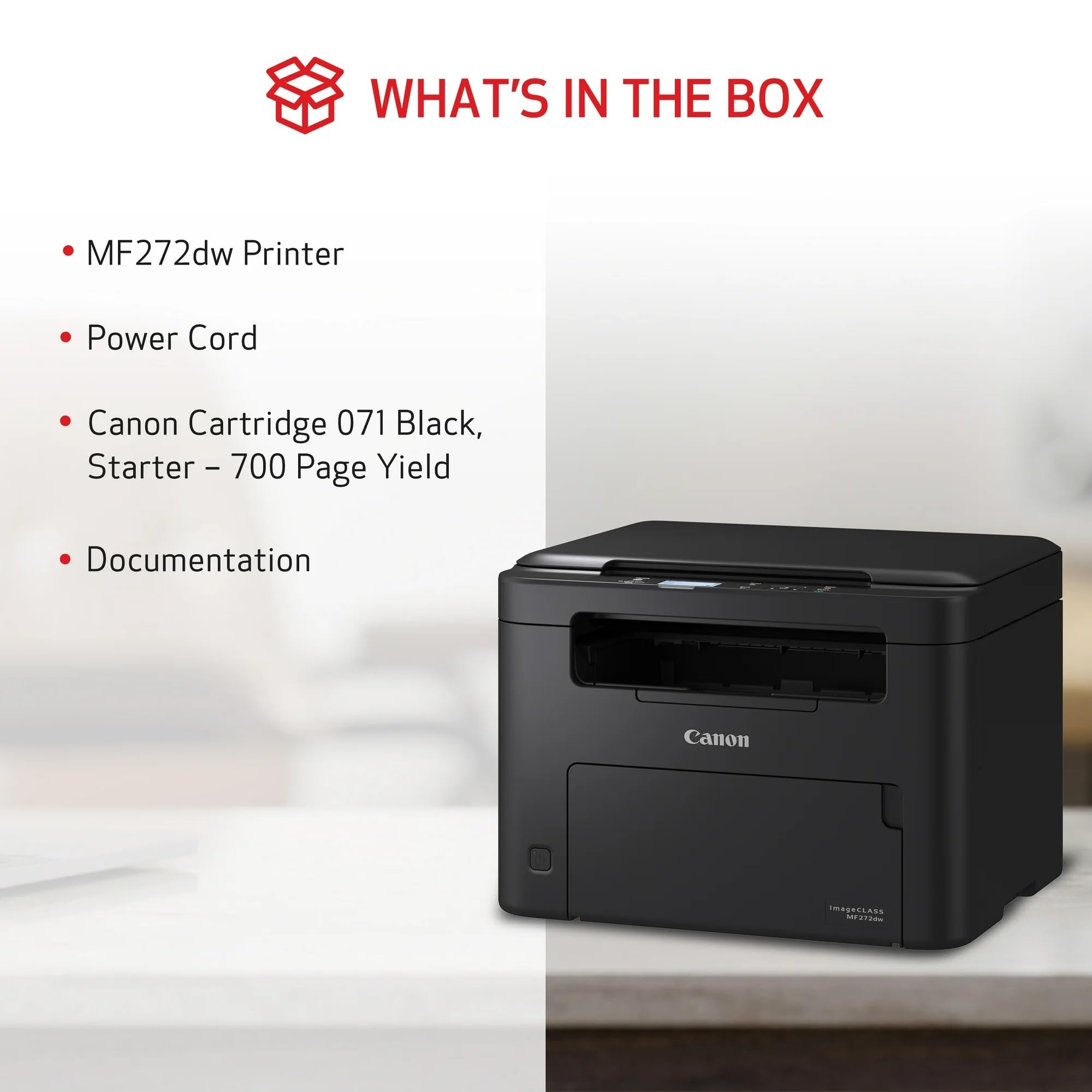 imageCLASS MF272dw - Multifunction, Wireless, Duplex Laser Printer