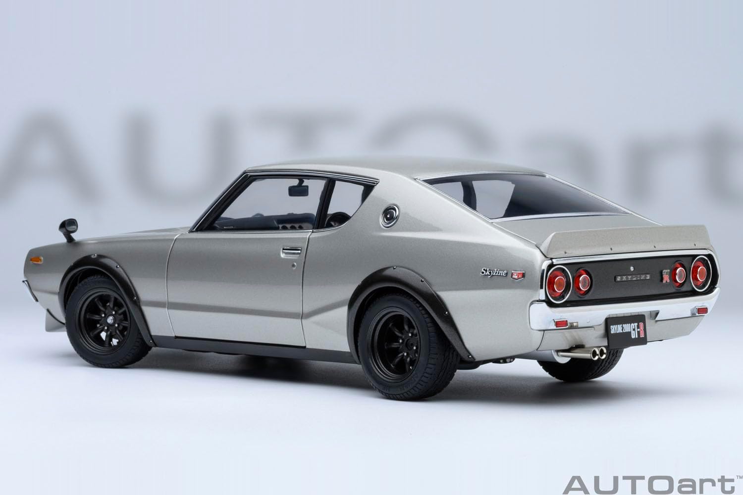 AUTOart 77466 1/18 Nissan Skyline 2000GT-R (KPGC110) Tuned Version Silver Finished Product