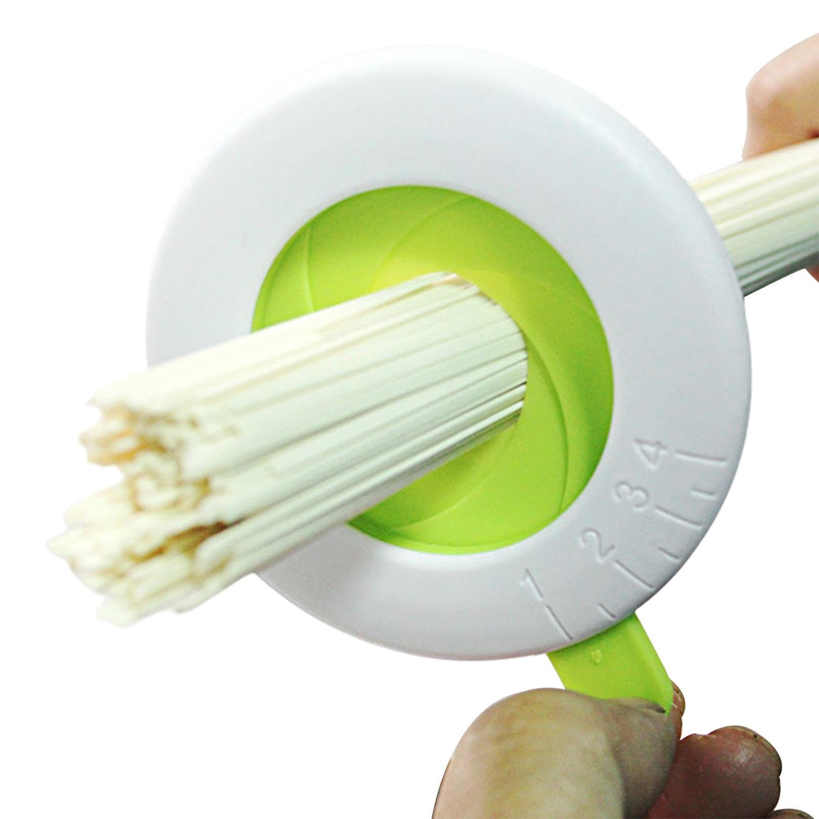Herramienta de medición de pasta, dispositivo de medición de espaguetis ajustable de 7,8 cm, herramientas de medición eficientes para 1-4 porciones de pasta, dispositivos de control de porciones de