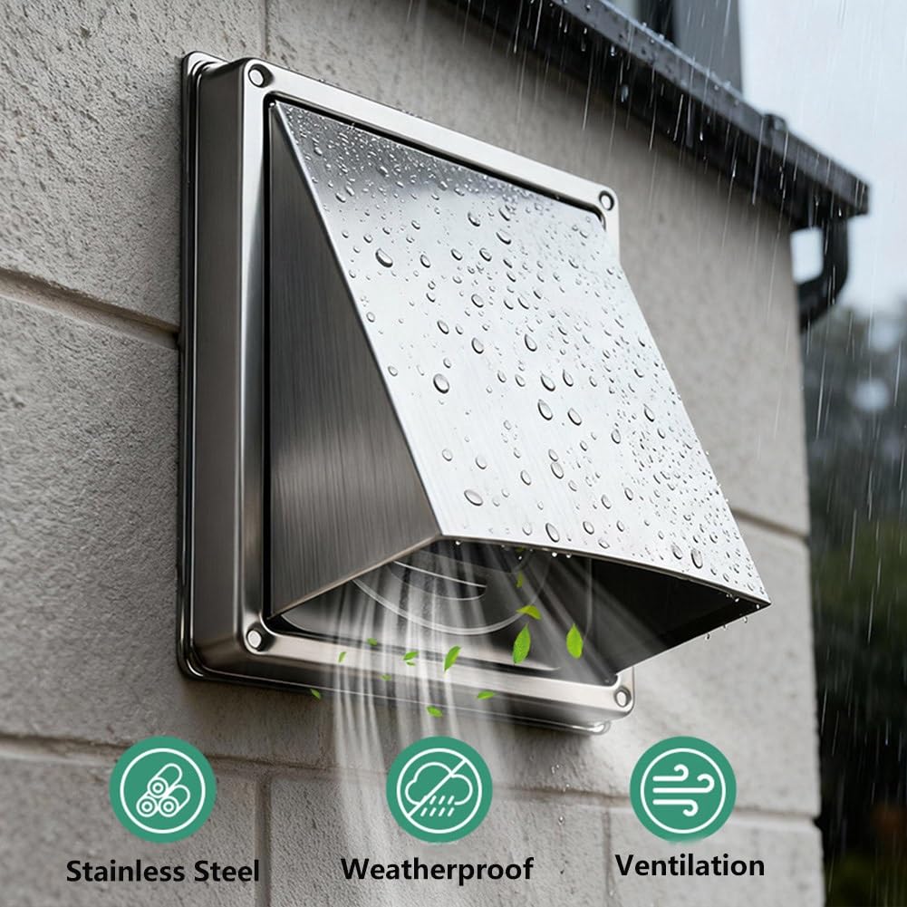 Cubierta de Ventilación de Acero Inoxidable de un Secador de Pared
