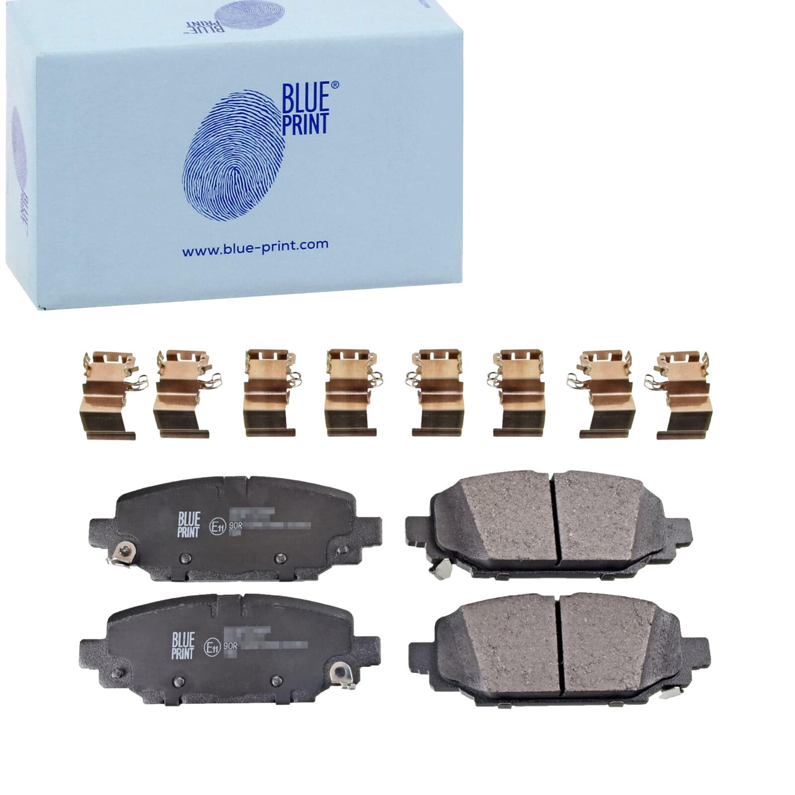 Brake Pads Set fits JEEP WRANGLER Mk2 2.2D Rear 2017 on EBH Blue Print Quality