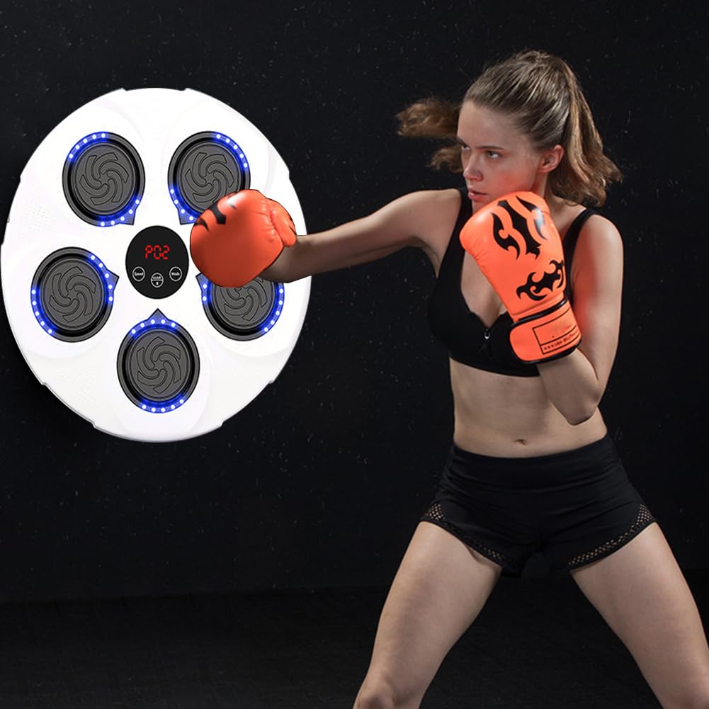 Music Boxing Machine, Musica elettronica Boxing Machine, Musica elettronica da parete Attrezzatura per l'allenamento, Divertimento elettronico intelligente Bluetooth montato a parete Boxing Tr