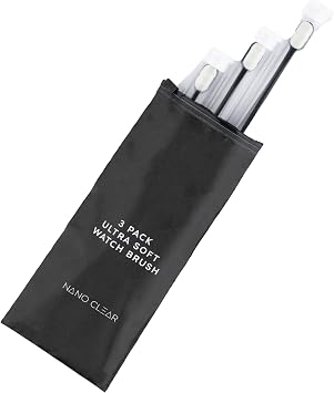 Nano Clear Ultra Soft Nanofiber Watch Cleaning Brush Safe, Scratch-Free Tool for Luxury & Ultra-Luxury Watches Ideal for Rolex, Patek, AP, Omega Gently Removes Dirt at Nano Level
