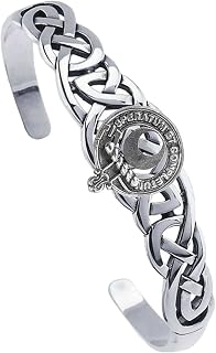 Arnott Scottish Clan Crest Cuff Bracelet