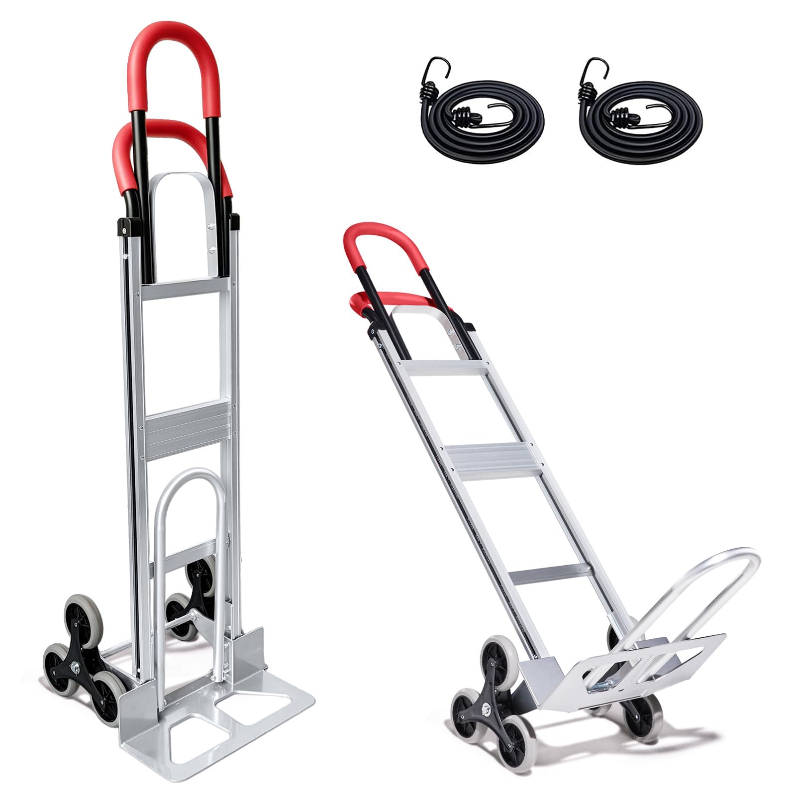 Oyoest Aluminum Stair Climbing Dolly with dual handles
