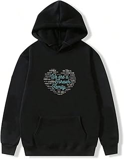 感謝、全国養子縁組デー、私たちは永遠の家族ですパーカー（ブラック）