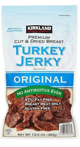 Kirkland Signature - Carne seca de pavo, original, 13.5 onzas (paquete de 1) disponible en Yaxa Colombia