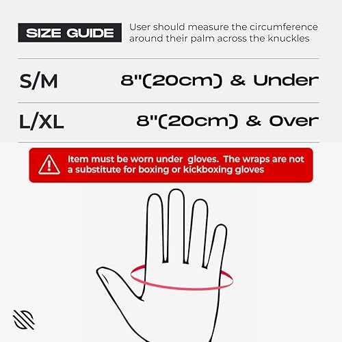 Miniatura 5 de Sanabul Vendas de mano de gel para guantes de boxeo  MMA Muay Thai Kick Boxing Quick Wraps para hombres y mujeres  Envoltura de mano de boxeo