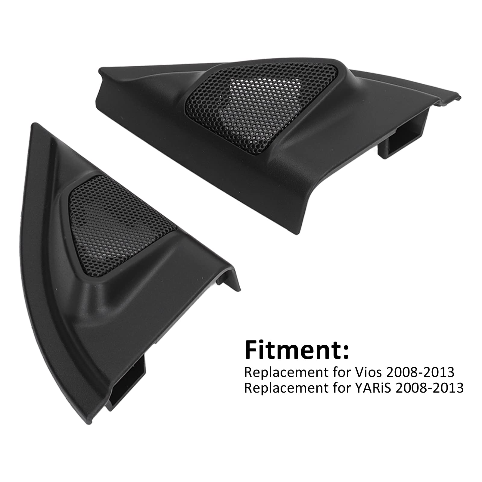 Amazon.co.jp: ドアピラーツイーターカバー、ツィーター取付