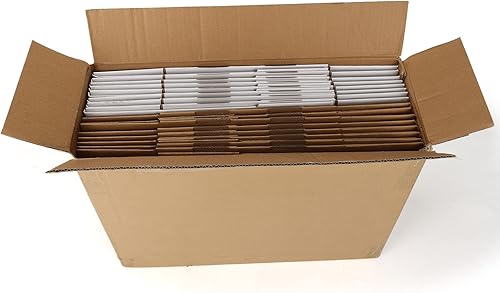 Miniatura 7 de HORLIMER Paquete de 20 cajas de envío de 12 x 9 x 4, 10 unidades blancas y 10 cajas de cartón corrugado marrón para correo, embalaje, pequeñas