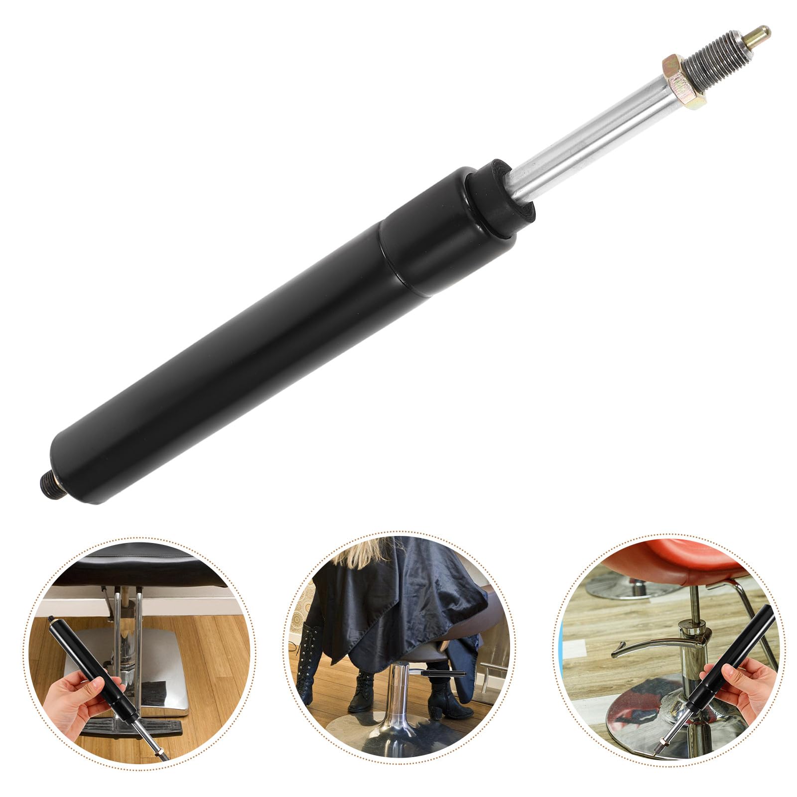 Varilla Hidráulica para Silla de Barbería, Repuesto de Plástico E Hierro, Soporte Estable y Ajuste del Asiento para Sillas de Peluquería Color Aleatorio