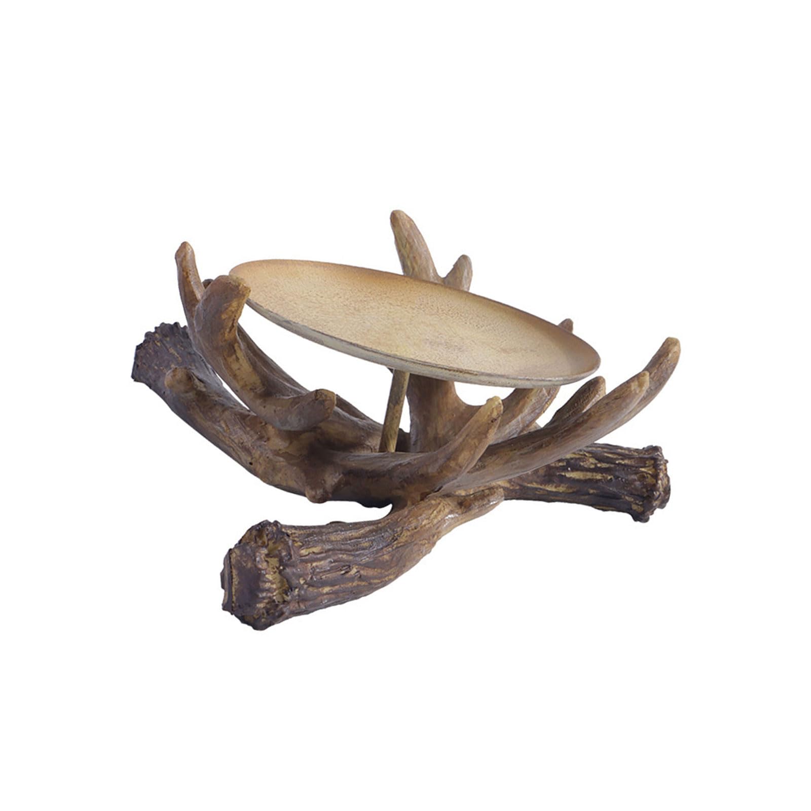 Rustics Candle Holder Deer Candle Holder Table Decoration Rustics Candle Holder Farmhouse Decoration Antler Candle