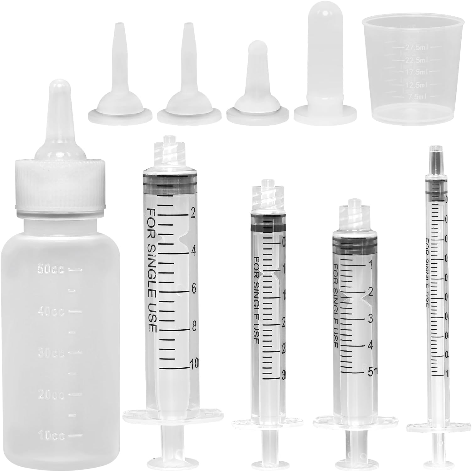 Pet Supplies PetAg Nursing Kit 4 oz Promotes the Natural Feeding of Liquids to Baby