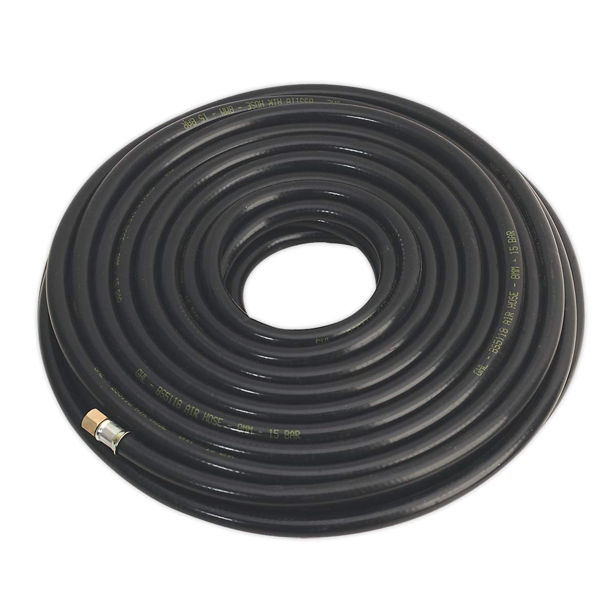 Sealey Heavy-Duty Air Hose 30m x Γ8mm with 1/4" BSP Unions - AH30RX