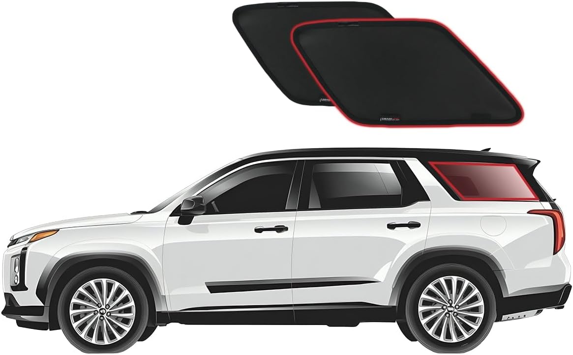 Snap Shades for Hyundai Palisade Port Window Shades (LX2; 2018-Present)