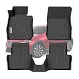 Black Floor Mats Compatible with Mazda CX-3 2016-2022 All Weather Custom Fit Front Rear Car Floor Liners Waterproof Odorless