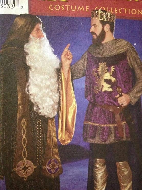 Amazon.com: Simplicity 9753 Sewing Pattern Mens Medieval King Arthur ...